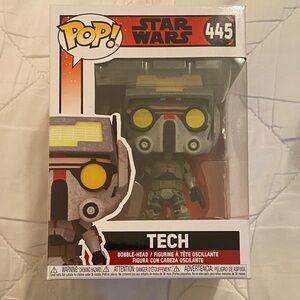 Funko Pop Star Wars Tech Figure - Gray,‎ Red, Yellow